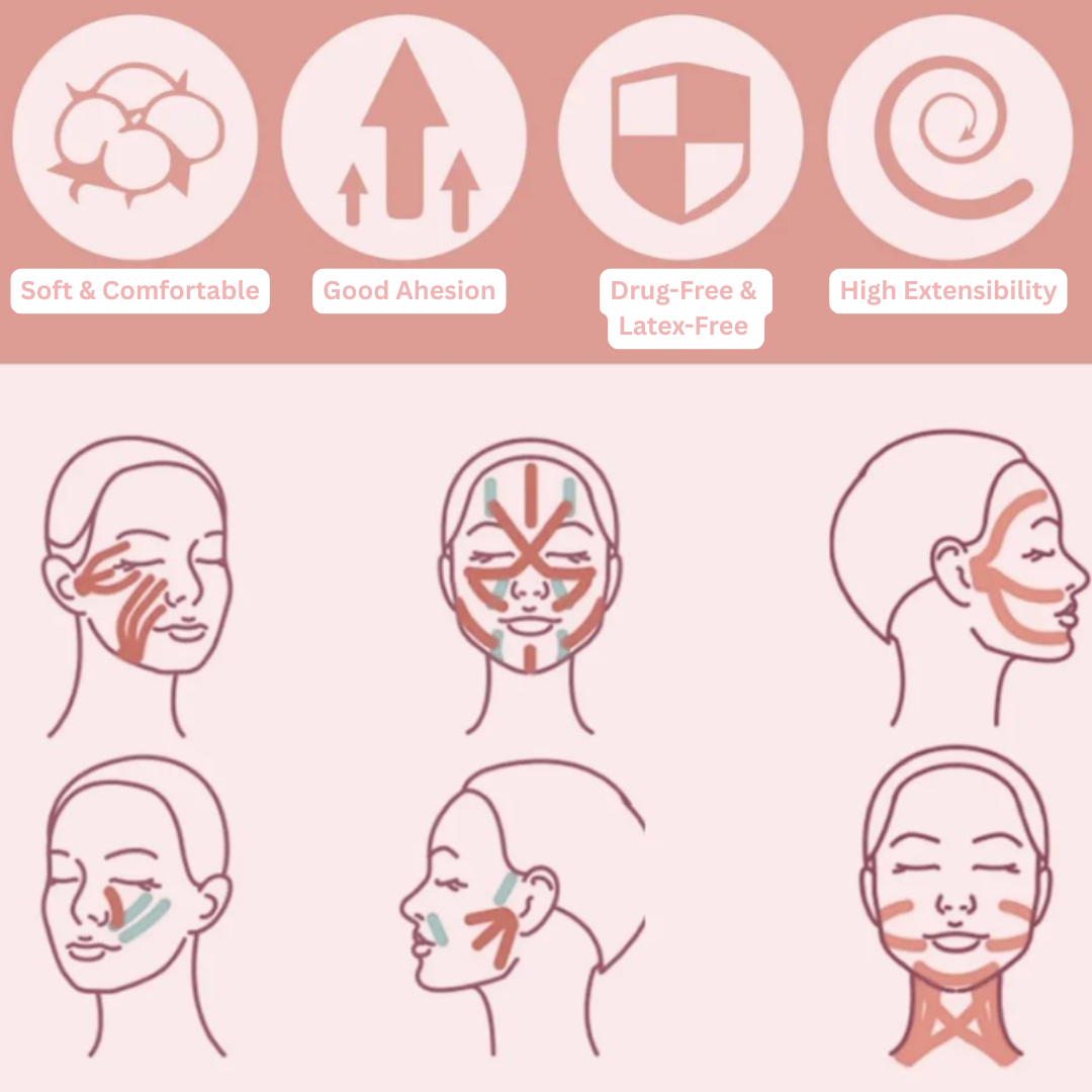 Elegiar™ Facial Lift Japanese Tapes - Botox Alternative | Anti-Wrinkle