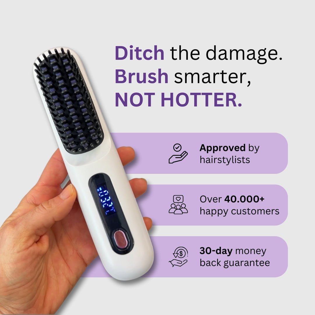elegiar® Portable Straightener Brush - GoBrush PRO