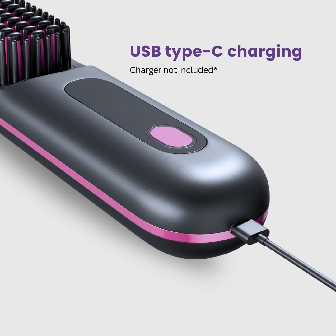 elegiar® Portable Straightener Brush - GoBrush PRO